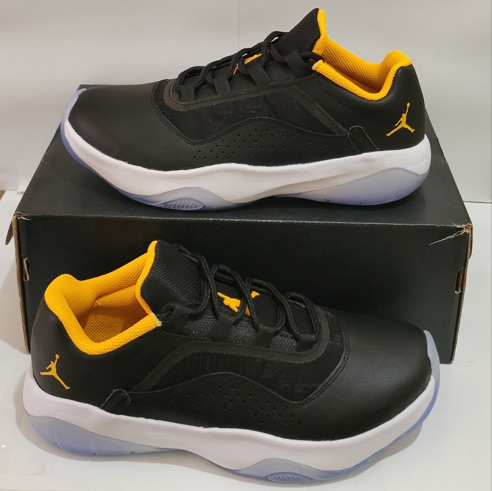 Nike Air Jordan 11 CMFT‎ Low (GS) Black/Taxi Youth Sneakers